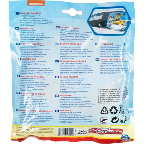 Sidosolskydd The Paw Patrol CZ10241 2 Delar 44 x 35 cm