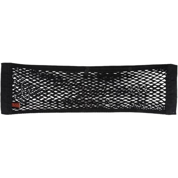 Bilopbevaringsnet Black & Decker Sort 40/50/60/80 x 25 cm 4 Dele