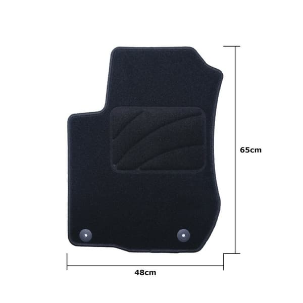 Set med bilgolvmattor OCC Motorsport OCCD0006 5 Delar