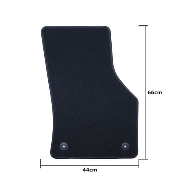 Set med bilgolvmattor OCC Motorsport OCCD0008 5 Delar