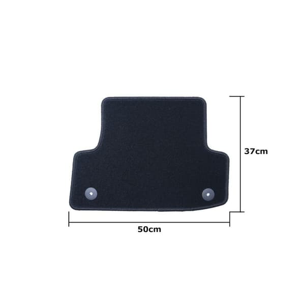 Set med bilgolvmattor OCC Motorsport OCCD0008 5 Delar