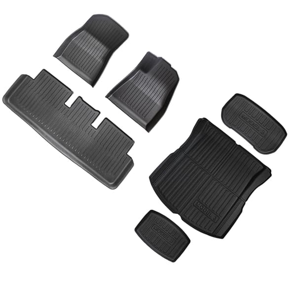 INF 2023-2024 Tesla Model 3 Gulvmattesett - TPE-materiale Right Hand Drive