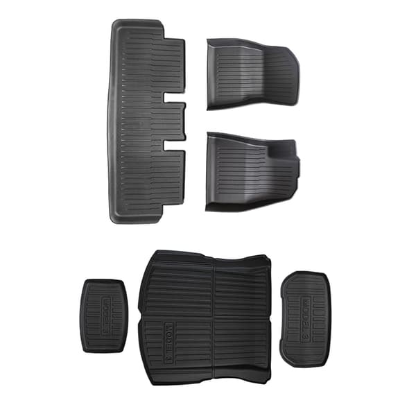 INF 2023-2024 Tesla Model 3 Gulvmattesett - TPE-materiale Right Hand Drive