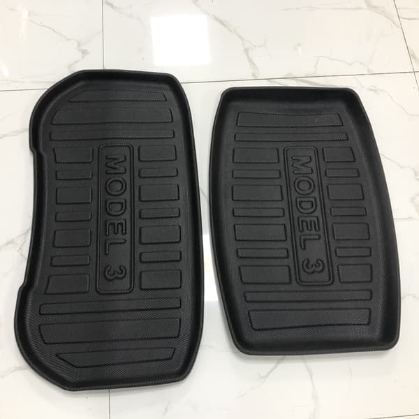INF 2023-2024 Tesla Model 3 Gulvmatter Sett - TPE Materiale Left Hand Drive