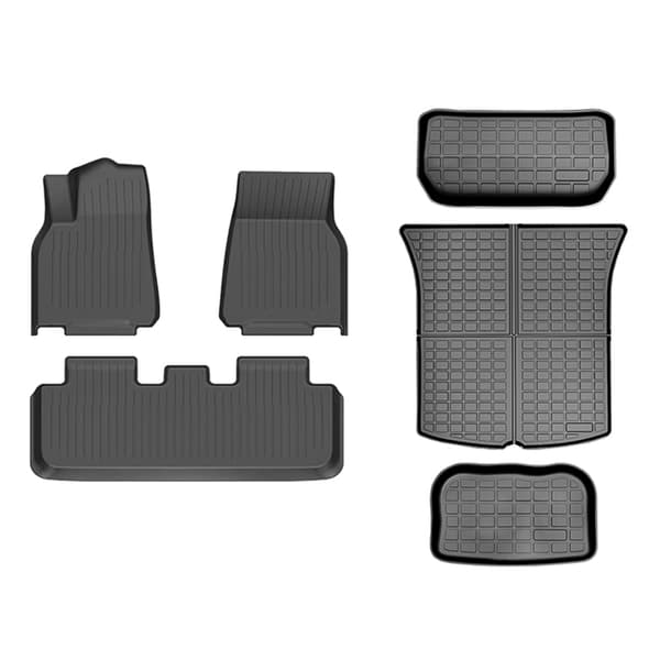INF Custom Fit TPE gulvmatter sett for Tesla Model Y 0