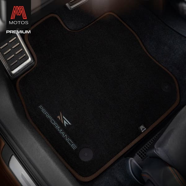 Personlige gulvmåtter i velour designet til Audi A3 8L 1996-2003