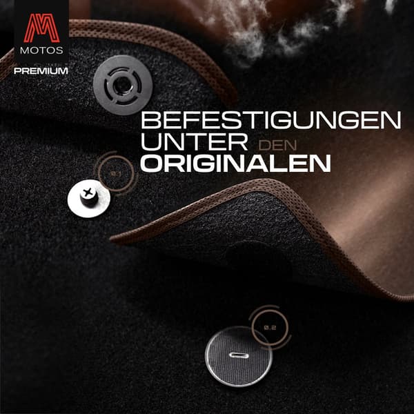 Personlige gulvmåtter i velour designet til Audi A3 8L 1996-2003