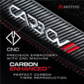 Miniatyrbillede 6 af 9: Personlige velourgulvmåtter Carbon Series designet til BMW 6-Series F13 fra 2011