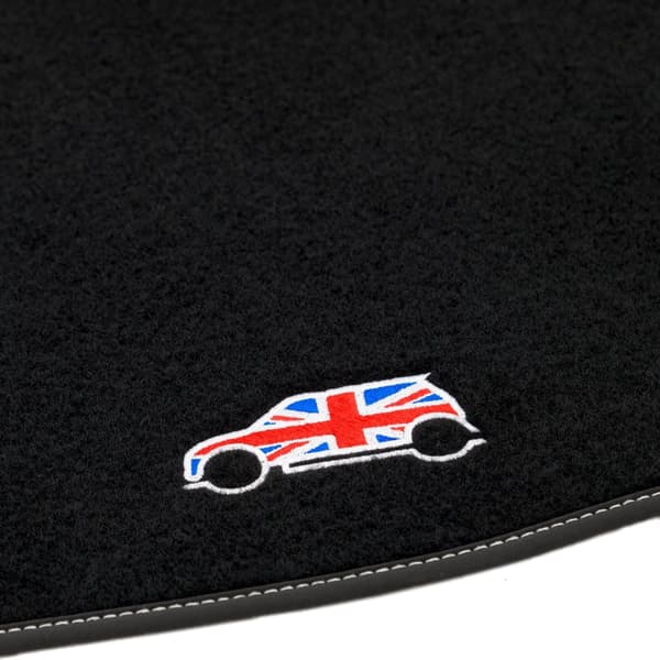 Henkilökohtaiset veluuriset lattiamatot, jotka on suunniteltu Mini Cooper I 2001-2014