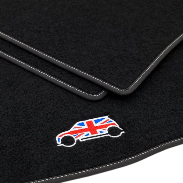 Henkilökohtaiset veluuriset lattiamatot, jotka on suunniteltu Mini Cooper I 2001-2014