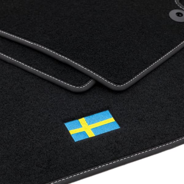 Personliga golvmattor i velour avsedd för Volvo S40 II 2004-2012
