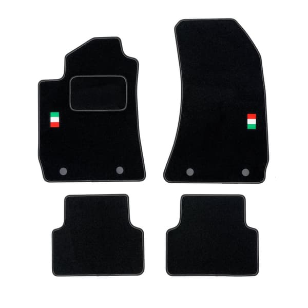Personlige gulvmåtter i velour designet til Fiat Ulysse II 2002-2010