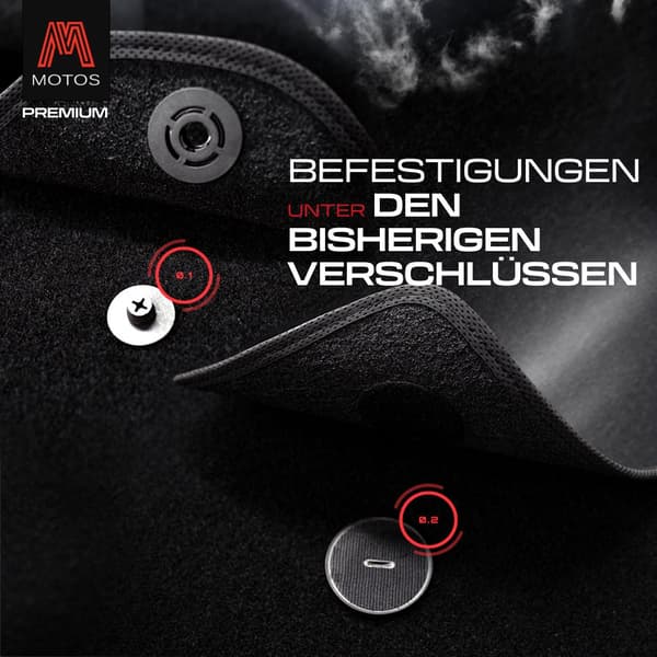 Personlige gulvmåtter i velour designet til Porsche Cayenne II 2010-2017