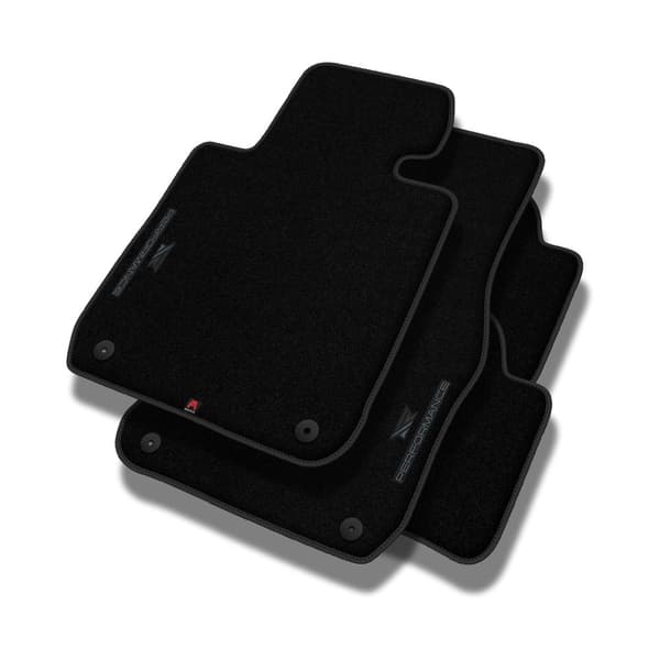 Personliga golvmattor i velour avsedd för SEAT Cordoba II 2002-2009 4 plug-in-fästen