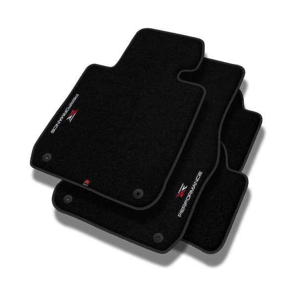 Personlige gulvmåtter i velour designet til Audi A4 I B5 1995-2001
