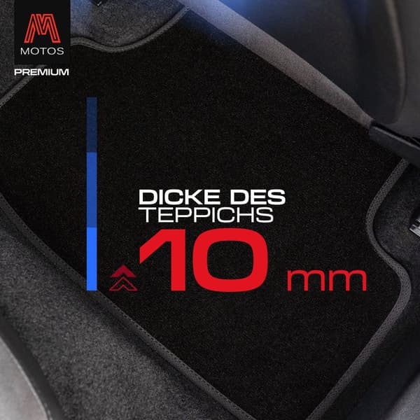 Personlige gulvmåtter i velour designet til Jaguar F-Pace X761 fra 2015