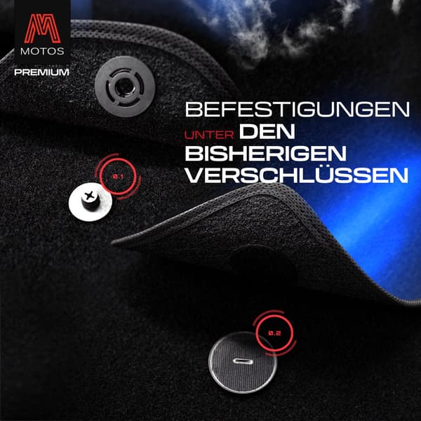 Personliga golvmattor i velour avsedd för Mercedes-Benz ML W166 2011-2015