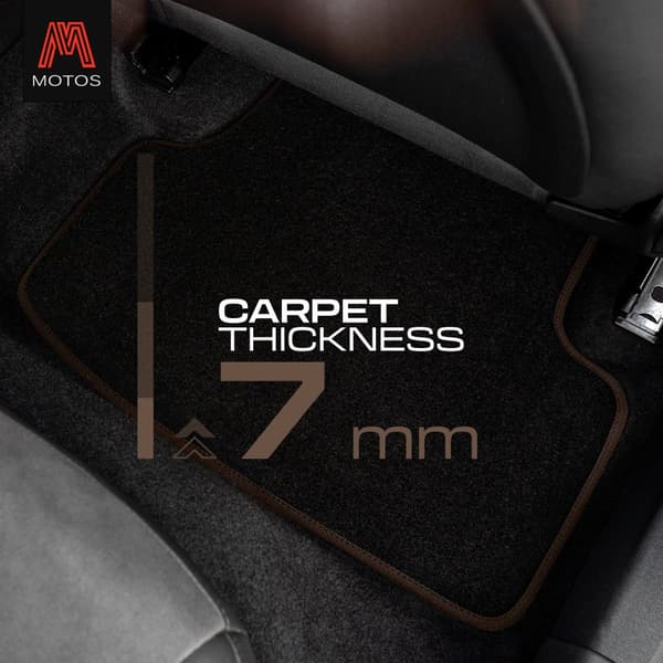 Personlige gulvmåtter i velour designet til BMW 6-Series F06 2011-2019 Grand Coupe, xDrive