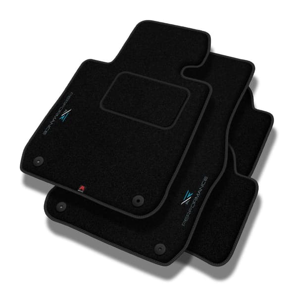 Personlige gulvmåtter i velour designet til BMW 3-Series E46 1998-2007