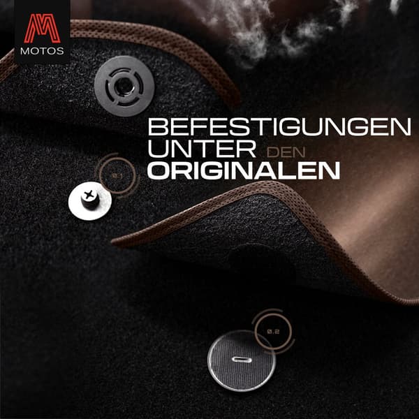 Personlige gulvmåtter i velour designet til Citroen DS3 2008-2015
