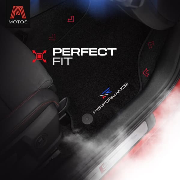 Personlige gulvmåtter i velour designet til Audi A4 I B5 1994-2001