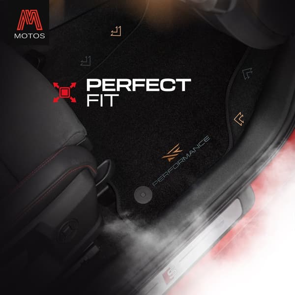 Personlige gulvmåtter i velour designet til Peugeot e-208 fra 2019