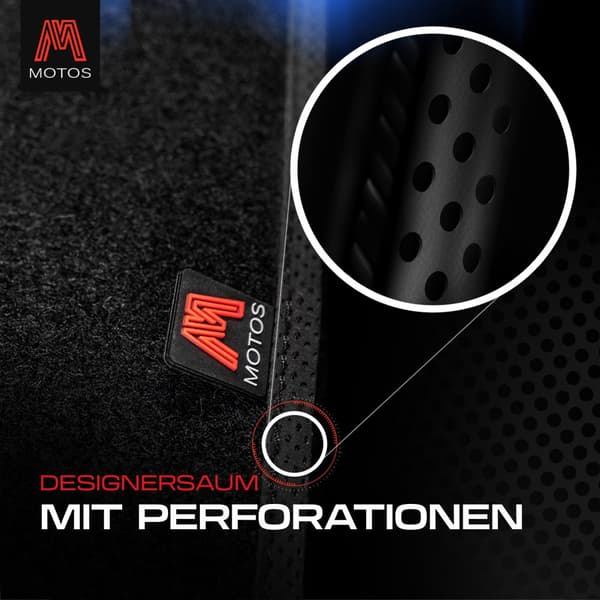 Personlige gulvmåtter i velour designet til Mitsubishi Colt VI 2008-2012 efter ansigtsløftning, 3-dørs