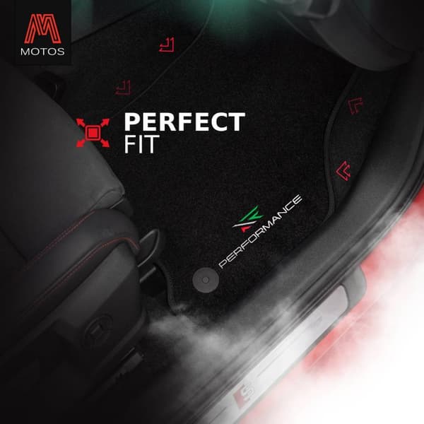 Personlige gulvmåtter i velour designet til BMW 3-Series E46 1998-2004 Limousine, stationcar