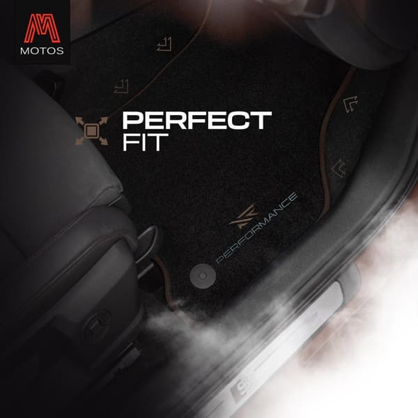 Personlige gulvmåtter i velour designet til Mercedes-Benz C-Klasse W203 2000-2008 Sport Coupe