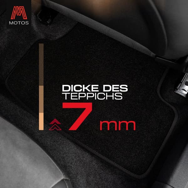 Personliga golvmattor i velour avsedd för Mazda MX-5 III 2005-2015