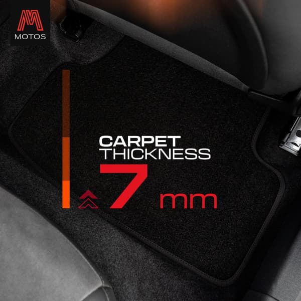 Personlige gulvmåtter i velour designet til Opel Vectra C 2002-2008 Hatchback, sedan