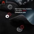 Miniatyrbillede 9 af 9: Personlige gulvmåtter i velour designet til Audi A6 C6 2004-2011