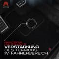 Miniatyrbild 5 av 9: Personliga golvmattor i velour avsedd för Audi A8 III D4 2010-2017 Lång