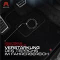 Miniatyrbillede 5 af 9: Personlige gulvmåtter i velour designet til Audi A8 IV D5 fra 2017 Lang