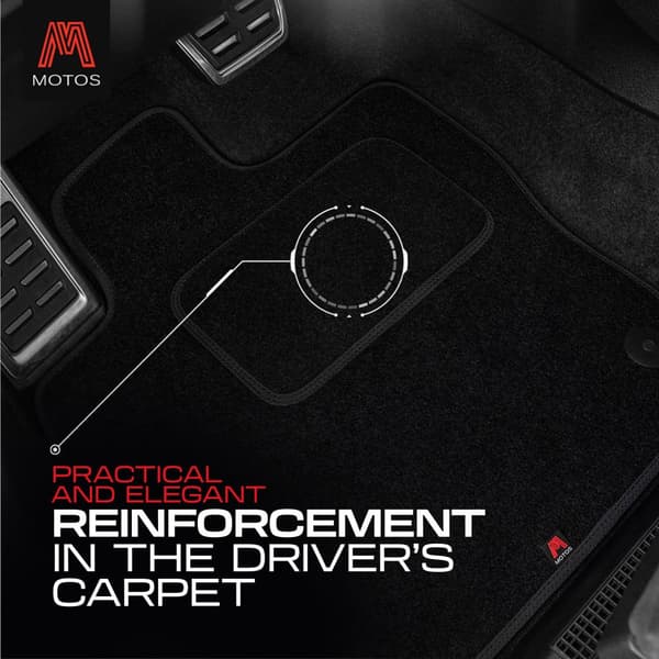 Personlige gulvmåtter i velour designet til BMW 6-Series E64 2003-2010 Cabriolet