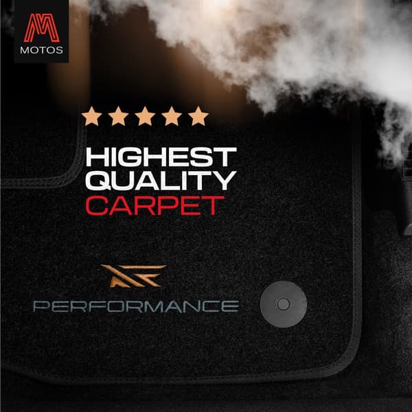 Personlige gulvmåtter i velour designet til BMW 6-Series E64 2003-2010 Cabriolet