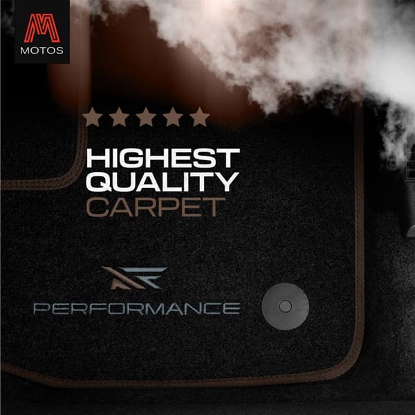 Personliga golvmattor i velour avsedd för BMW 4 Serie F32 2013-2020 4 plug-in-fästen