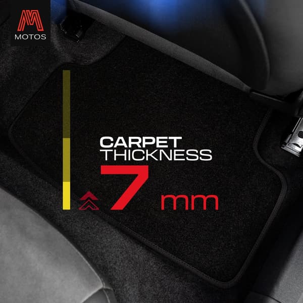 Personlige gulvmåtter i velour designet til Mercedes-Benz Vito III W447 fra 2014