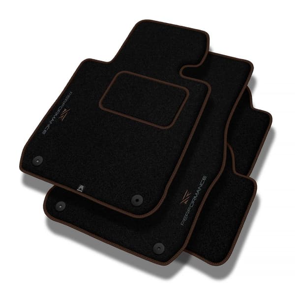 Personlige gulvmåtter i velour designet til Opel Frontera B 1998-2003 Kort version (SWB)