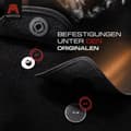 Miniatyrbillede 9 af 9: Personlige gulvmåtter i velour designet til Chevrolet Captiva I 2006-2018 Bagerste sæderække 2-delt
