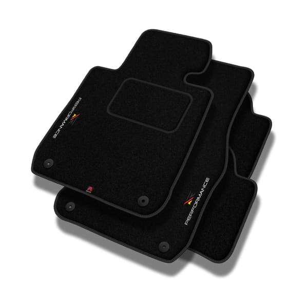 Personlige gulvmåtter i velour designet til Opel Frontera B 1998-2003 lang version (LWB)