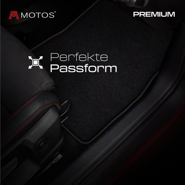 Velours Premium førermåtte i 1 stykke beregnet til BMW X1 E84 2009-2015