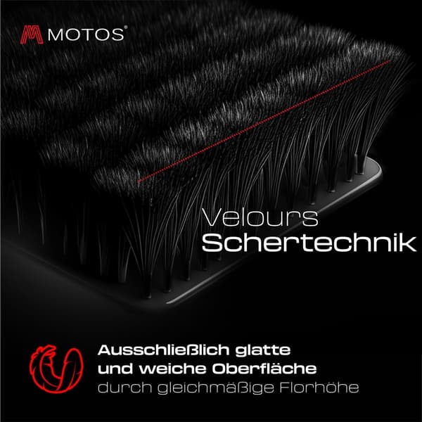 Velours Premium førermåtte i 1 stykke beregnet til BMW X1 E84 2009-2015