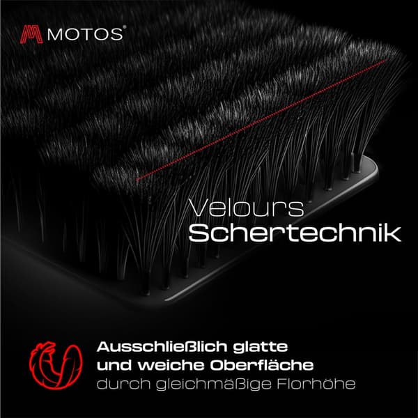 Velours Premium førermåtte i 1 stykke beregnet til Toyota Aygo I 2005-2014