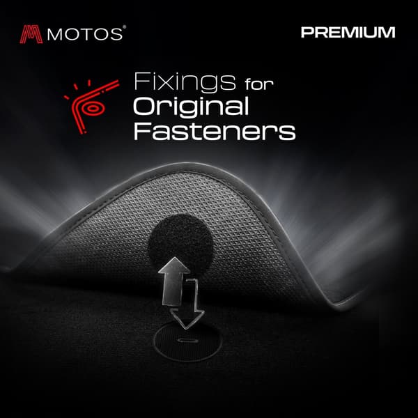 Premium velour-bilmåtter designet til BMW 7-Series F02 2008-2015