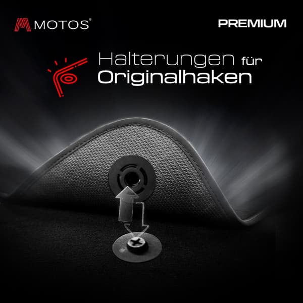 Premium velour-bilmåtter designet til BMW 5-Series F10 2010-2013 før ansigtsløftningen