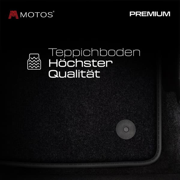 Premium velour-bilmåtter designet til Ford Grand C-MAX II 2012-2019 5 Passagerer