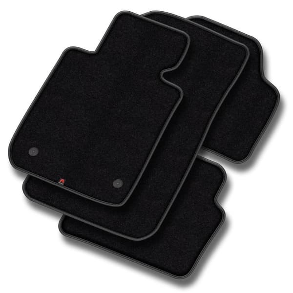 Premium velour-bilmåtter designet til Nissan Navara III 2005-2007 før ansigtsløftningen