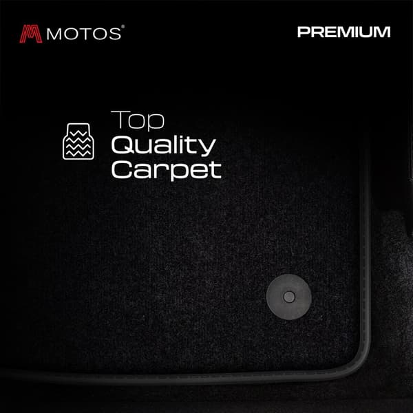 Premium velour-bilmåtter designet til Toyota Yaris III 2011-2020