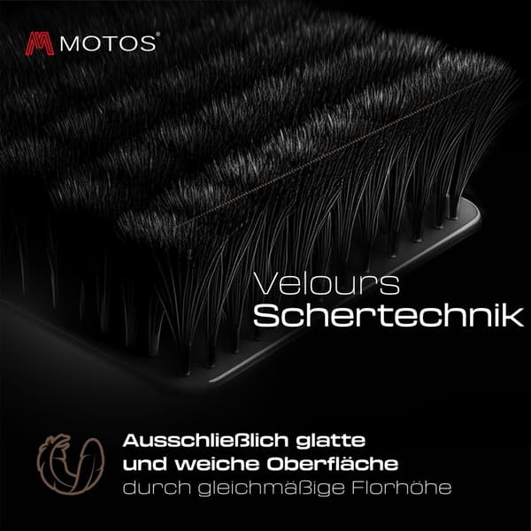 Premium velour-bilmåtter designet til SEAT Ateca fra 2016